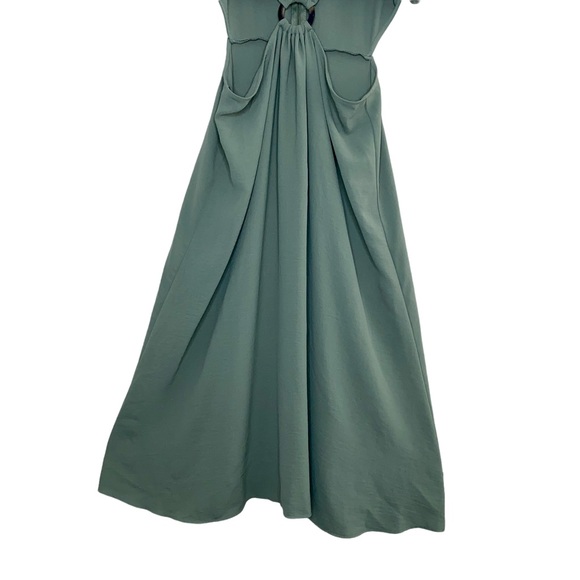 Zara Cut Out Bohemian Style Puff Sleeve Dress - Picture 6 of 15